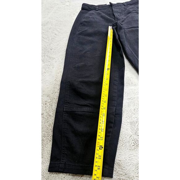 Everlane The Utility Barrel Pant Jeans, Black, High Rise, Utility Panel, Sz 0 - Picture 11 of 12